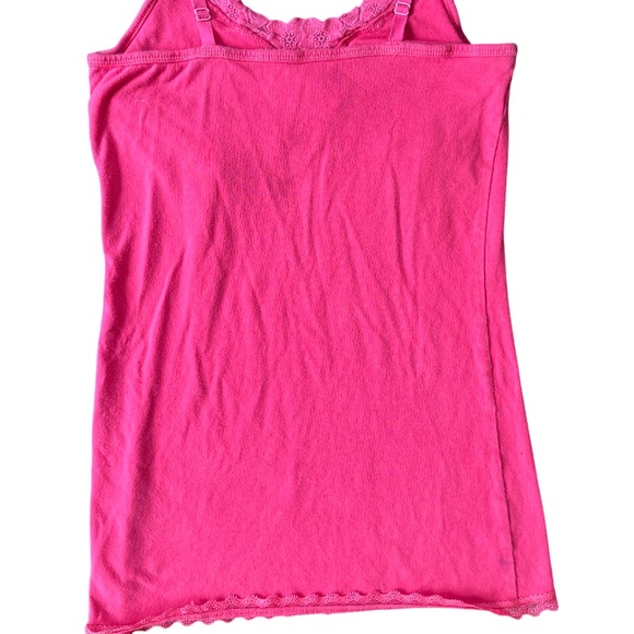 Vtg Y2K American Eagle Babydoll Cami Top Sz Small Lace Trim Defined Bust READ - Picture 3 of 11